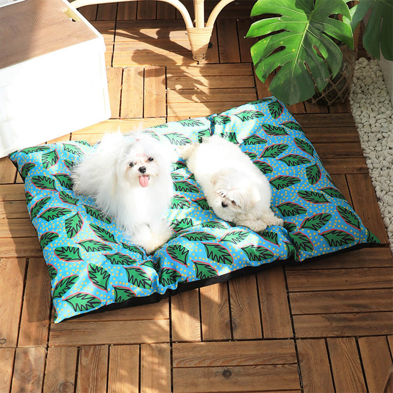 Hawaiian Leaf Pattern Waterproof Durable Large Dog & Cat Mat