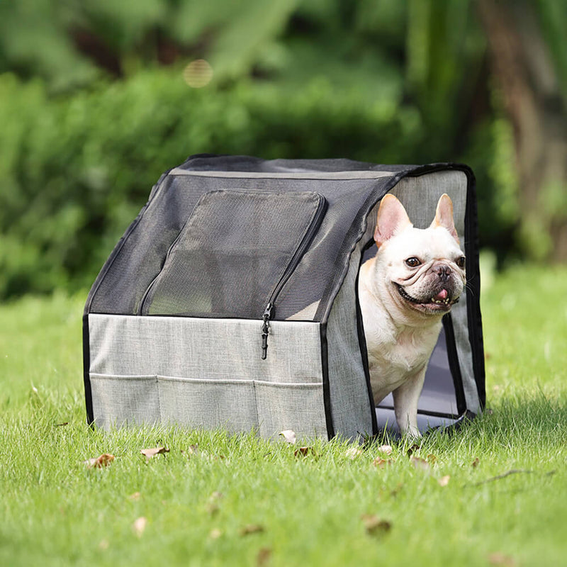 Travel-Friendly Foldable Portable Breathable Dog & Cat Car Seat & Carrier Bag