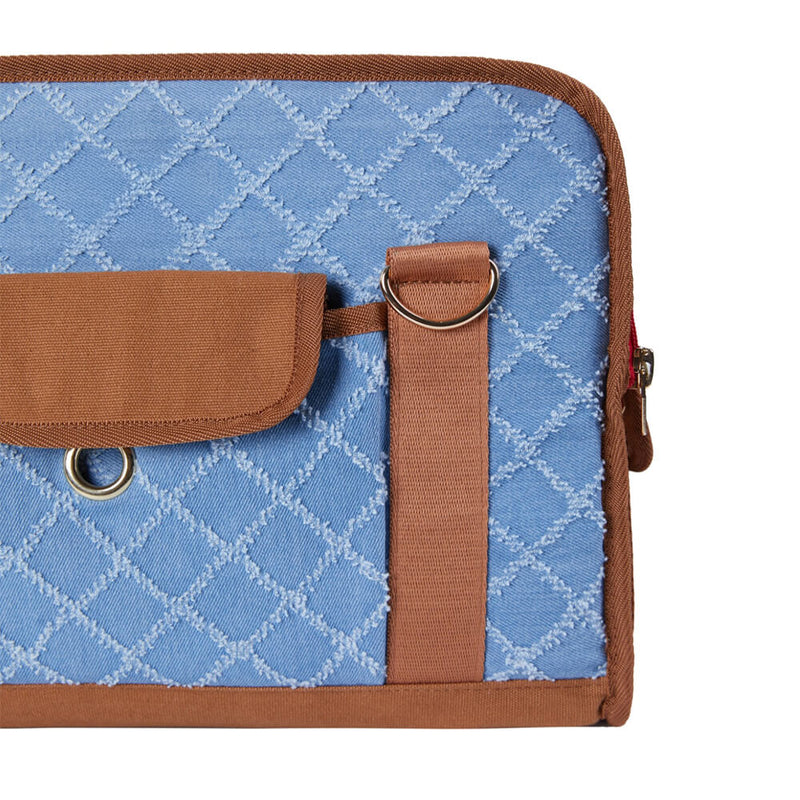 Denim Retro Plaid Multi-Use Pet Bag