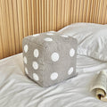 Dice-Shaped Faux Lambswool Sofa Pillow Decorative Cushion