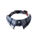 Gentleman's Plaid Handmade Adjustable Dog Collar